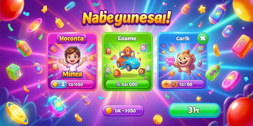 Tangkapan layar menampilkan antarmuka utama game.